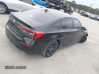 2024 Honda Civic Sport with VIN 2HGFE2F51RH594148, listed as a IAAI auction lot 41304184 with 11,307 mi miles and . Bid and sale history available at DreamBid. Image 4.