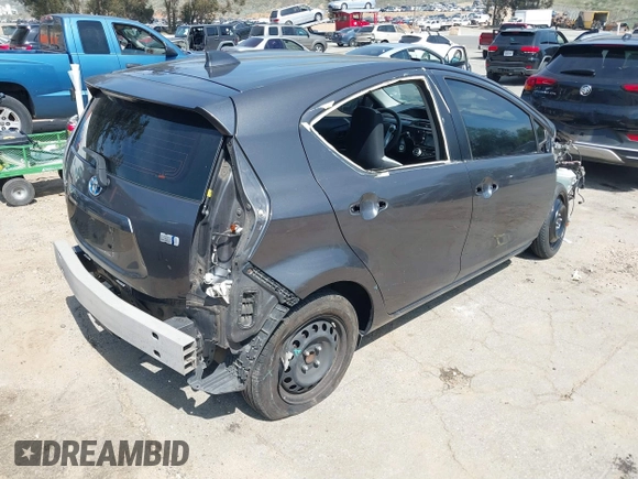2015 Toyota Prius One with VIN JTDKDTB30F1585994, listed as a IAAI auction lot 41866915 with 99,771 mi miles and . Bid and sale history available at carsss.com. Image 4.