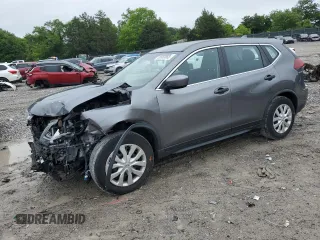 2020 Nissan Rogue S with VIN JN8AT2MT5LW042066, listed as a Copart auction lot 58563865 with 105,504 mi miles and Salvage title. Bid and sale history available at DreamBid. Image 1.
