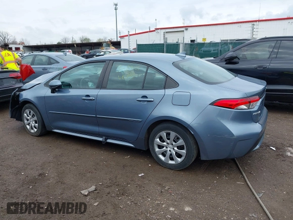 2020 Toyota Corolla LE with VIN 5YFEPRAE5LP101660, listed as a IAAI auction lot 41951688 with 55,153 mi miles. Bid and sale history available at carsss.com. Image 15.