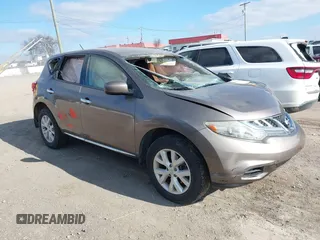 2014 Nissan Murano SV with VIN JN8AZ1MU4EW408491, listed as a IAAI auction lot 38418086 with 161,373 mi miles and . Bid and sale history available at carsss.com. Image 1.