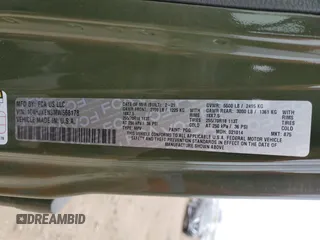 2021 Jeep Wrangler Unlimited Sahara Altitude с VIN 1C4HJXEN3MW668178, выставлен на аукционе Copart как лот 53570985 с пробегом Не указан миль и Списание • Salvage title. История ставок и продаж доступна на DreamBid. Изображение 13.