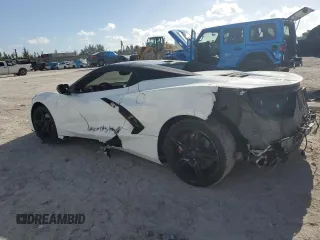2021 Chevrolet Corvette 3LT with VIN 1G1YC3D45M5109631, listed as a Copart auction lot 62600674 with 0 mi miles and Salvage Title. Bid and sale history available at carsss.com. Image 2.