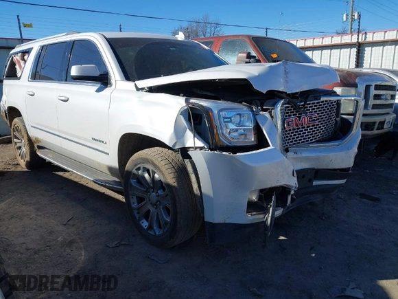 2016 GMC Yukon XL Denali with VIN 1GKS1HKJ7GR280505, listed as a IAAI auction lot 41694888 with 218,621 mi miles. Bid and sale history available at carsss.com. Image 1.