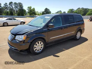 2016 Chrysler Town & Country Touring with VIN 2C4RC1BG8GR110695, listed as a Copart auction lot 53125305 with 75,752 mi miles and Salvage Title. Bid and sale history available at carsss.com. Image 1.