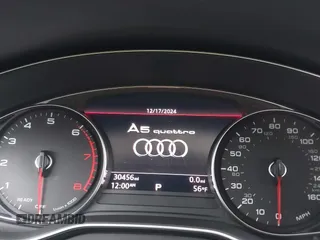 2019 Audi A5 Sportback Premium with VIN WAUANCF50KA072515, listed as a IAAI auction lot 41135123 with 30,456 mi miles. Bid and sale history available at carsss.com. Image 7.