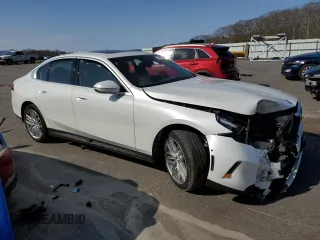 2024 BMW 5 Series 530i with VIN WBA43FJ05RCS39448, listed as a Copart auction lot 48738085 with 23,214 mi miles and Salvage Title. Bid and sale history available at carsss.com. Image 4.