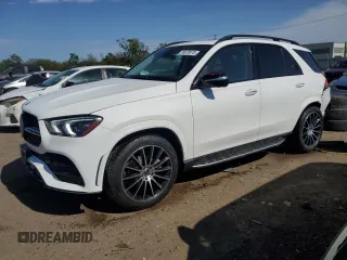 2021 Mercedes-Benz GLE 350 z VIN 4JGFB4KB7MA523182, wystawiony jako Copart lot #56973075 z przebiegiem 26 593 mil mil oraz Szkoda całkowita • Salvage title. Historia ofert i sprzedaży dostępna na DreamBid. Obrazek 1.