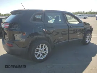 2017 Jeep Cherokee Sport z VIN 1C4PJMAB4HD230664, wystawiony jako Copart lot #63707935 z przebiegiem 94 957 mil mil oraz Szkoda całkowita • Salvage title. Historia ofert i sprzedaży dostępna na DreamBid. Obrazek 3.
