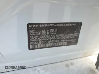 2018 BMW 4 Series 440i with VIN WBA4J5C51JBF07823, listed as a Copart auction lot 44127705 with 64,875 mi miles and Salvage Title. Bid and sale history available at DreamBid. Image 14.