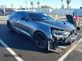 2019 Chevrolet Camaro ZL1 with VIN 1G1FK1R62K0145313, listed as a IAAI auction lot 41493517 with 42,467 mi miles. Bid and sale history available at carsss.com. Image 1.