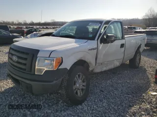 2012 Ford F-150 XL with VIN 1FTNF1EF1CKD70017, listed as a Copart auction lot 48894525 with 157,996 mi miles and Salvage title. Bid and sale history available at DreamBid. Image 1.