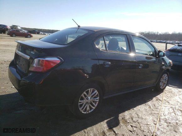 2022 Mitsubishi Mirage G4 ES with VIN ML32FUFJ3NHF03549, listed as a Copart auction lot 88162595 with 154,714 mi miles and Salvage Title. Bid and sale history available at carsss.com. Image 3.