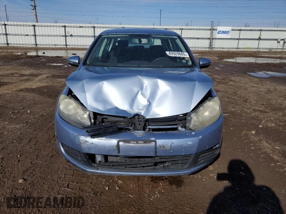 2010 Volkswagen Golf with VIN WVWDA7AJ6AW395525, listed as a Copart auction lot 49929685 with 119,191 mi miles and Salvage title. Bid and sale history available at DreamBid. Image 5.