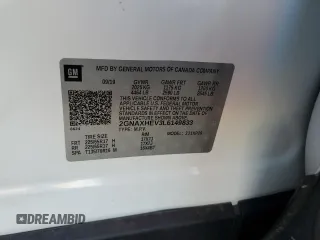 2020 Chevrolet Equinox LS z VIN 2GNAXHEV3L6149833, wystawiony jako Copart lot #57997985 z przebiegiem 64 304 mil mil oraz Szkoda całkowita • Salvage title. Historia ofert i sprzedaży dostępna na DreamBid. Obrazek 13.
