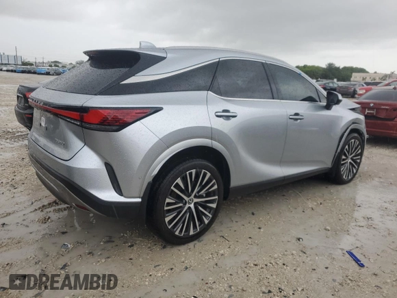 2024 Lexus RX 350 with VIN 2T2BAMBA1RC036314, listed as a Copart auction lot 59388355 with 7,383 mi miles and Salvage title. Bid and sale history available at DreamBid. Image 3.
