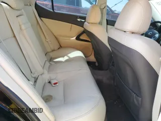 2012 Lexus IS 250 with VIN JTHCF5C24C5053795, listed as a Copart auction lot 51798535 with 139,567 mi miles and Salvage Title. Bid and sale history available at DreamBid. Image 10.