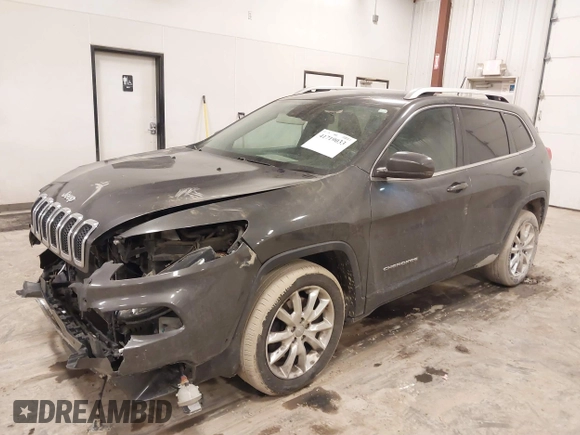2015 Jeep Cherokee Limited with VIN 1C4PJLDS2FW643738, listed as a IAAI auction lot 41719033 with 102,630 mi miles and . Bid and sale history available at DreamBid. Image 17.