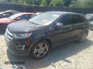 2016 Ford Edge Titanium with VIN 2FMPK4K97GBB92386, listed as a Copart auction lot 65618724 with 170,019 mi miles and Salvage Title. Bid and sale history available at carsss.com. Image 1.