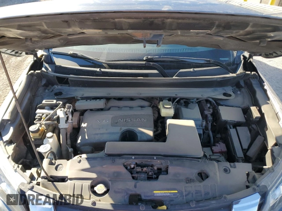 2020 Nissan Pathfinder Platinum with VIN 5N1DR2DMXLC603150, listed as a Copart auction lot 80942914 with 77,848 mi miles and Salvage Title. Bid and sale history available at carsss.com. Image 12.