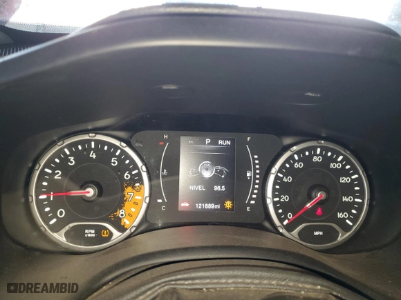 2016 Jeep Renegade Sport with VIN ZACCJAAT4GPC73682, listed as a Copart auction lot 51184115 with 121,889 mi miles and Salvage Title. Bid and sale history available at carsss.com. Image 9.
