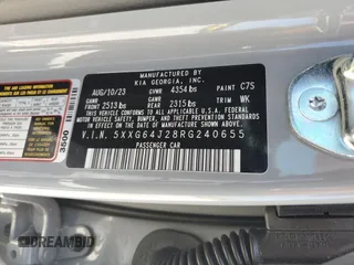 2024 Kia K5 GT-Line z VIN 5XXG64J28RG240655, wystawiony jako Copart lot #53449025 z przebiegiem 47 580 mil mil oraz Szkoda całkowita • Salvage title. Historia ofert i sprzedaży dostępna na DreamBid. Obrazek 14.