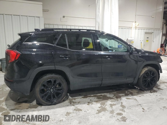2019 GMC Terrain SLT with VIN 3GKALVEV1KL318698, listed as a Copart auction lot 47578195 with 74,001 mi miles and Salvage Title. Bid and sale history available at carsss.com. Image 3.