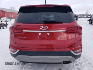 2019 Hyundai Santa Fe SE with VIN 5NMS23AD7KH107636, listed as a Copart auction lot 37345253 with 17,156 mi miles. Bid and sale history available at carsss.com. Image 6.