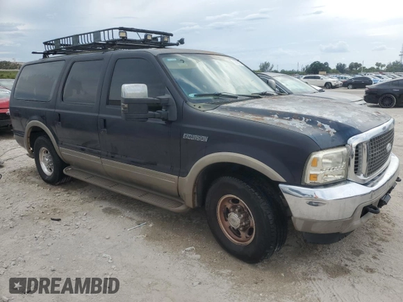 2001 Ford Excursion Limited с VIN 1FMNU42S31EA08657, выставлен на аукционе Copart как лот 50562055 с пробегом 246 979 миль миль и Чистый • Clean title. История ставок и продаж доступна на DreamBid. Изображение 4.