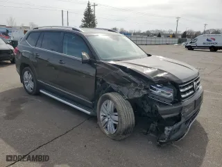 2019 Volkswagen Atlas 3.6L V6 SEL with VIN 1V2MR2CA9KC545671, listed as a Copart auction lot 49139565 with 55,700 mi miles and Salvage Title. Bid and sale history available at carsss.com. Image 4.