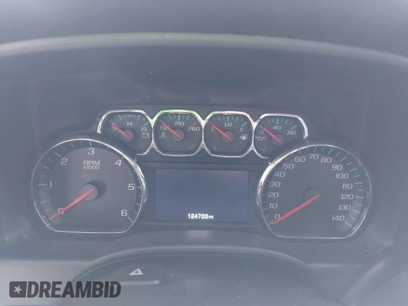 2017 Chevrolet Silverado 1500 LT with VIN 1GCRCRECXHZ241349, listed as a IAAI auction lot 42014523 with 124,703 mi miles and . Bid and sale history available at DreamBid. Image 7.