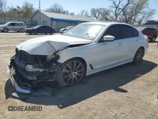 2017 BMW 5 Series 540i z VIN WBAJE5C38HG914859, wystawiony jako Copart lot #50628155 z przebiegiem Nie podano mil oraz Szkoda całkowita • Salvage title. Historia ofert i sprzedaży dostępna na DreamBid. Obrazek 1.