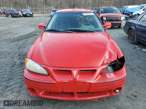 2001 Pontiac Grand Am GT with VIN 1G2NW52E51C111447, listed as a Copart auction lot 44349795 with 0 mi miles and Salvage Title. Bid and sale history available at carsss.com. Image 5.