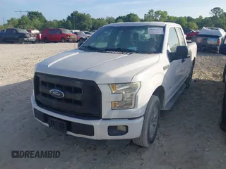 2015 Ford F-150 XL with VIN 1FTEX1CP9FFC31176, listed as a IAAI auction lot 41949354 with 130,118 mi miles. Bid and sale history available at carsss.com. Image 2.