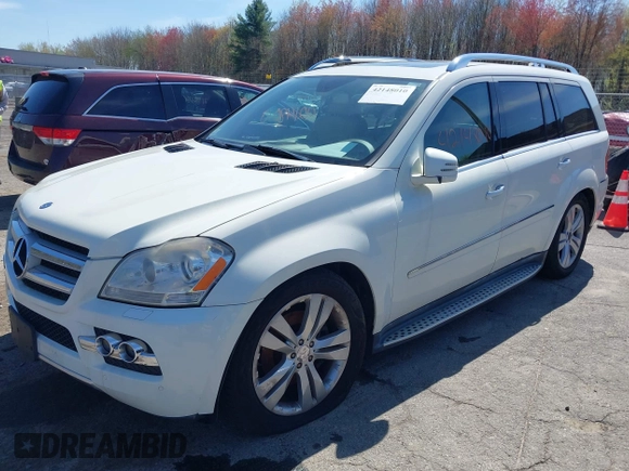 2011 Mercedes-Benz GL-Class GL 450 with VIN 4JGBF7BE4BA667350, listed as a IAAI auction lot 42148010 with 253,571 mi miles. Bid and sale history available at carsss.com. Image 2.