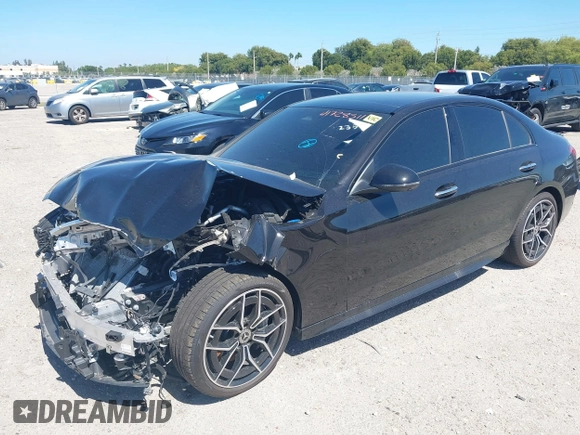 2024 Mercedes-Benz C 300 with VIN W1KAF4GBXRR231973, listed as a IAAI auction lot 41728511 with Not Provided miles and . Bid and sale history available at DreamBid. Image 21.