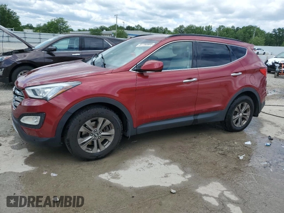 2014 Hyundai Santa Fe z VIN 5XYZU3LBXEG162407, wystawiony jako Copart lot #57793885 z przebiegiem 138 553 mil mil oraz Nie do naprawy • Non repairable. Historia ofert i sprzedaży dostępna na DreamBid. Obrazek 1.