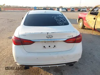 2018 Infiniti Q50 Red Sport 400 with VIN JN1FV7AP3JM461528, listed as a IAAI auction lot 41152839 with 91,500 mi miles and . Bid and sale history available at DreamBid. Image 16.