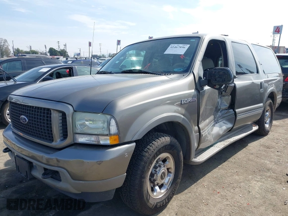 2003 Ford Excursion Limited z VIN 1FMNU42P83EC62184, wystawiony jako IAAI lot #41467896 z przebiegiem 258 965 mil mil oraz . Historia ofert i sprzedaży dostępna na DreamBid. Obrazek 17.