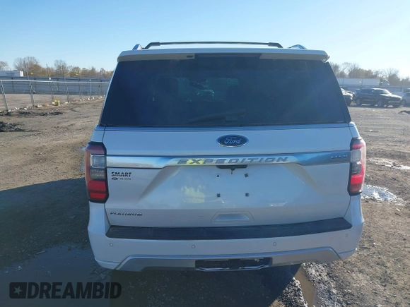 2019 Ford Expedition Max Platinum with VIN 1FMJK1MT4KEA53312, listed as a IAAI auction lot 41035899 with 87,484 mi miles and . Bid and sale history available at DreamBid. Image 16.