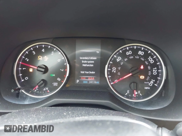 2021 Toyota RAV4 XLE Premium with VIN 2T3C1RFV0MC171416, listed as a IAAI auction lot 42425655 with 34,116 mi miles and . Bid and sale history available at DreamBid. Image 7.