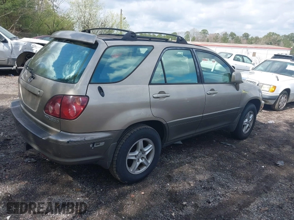 1999 Lexus RX 300 Luxury SUV with VIN JT6GF10U7X0026361, listed as a IAAI auction lot 41790525 with 219,054 mi miles. Bid and sale history available at carsss.com. Image 4.