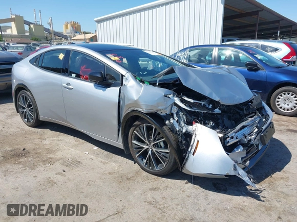 2024 Toyota Prius LE with VIN JTDACAAU0R3043770, listed as a IAAI auction lot 42142393 with 2,733 mi miles. Bid and sale history available at carsss.com. Image 1.