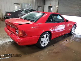 2000 Mercedes-Benz SL-Class with VIN WDBFA68F6YF193149, listed as a Copart auction lot 44923795 with 84,089 mi miles and Salvage Title. Bid and sale history available at carsss.com. Image 3.
