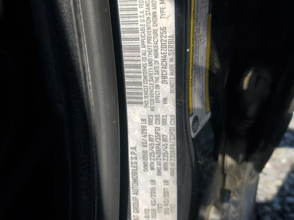 2014 FIAT 500L Lounge with VIN ZFBCFACH4EZ012256, listed as a Copart auction lot 52956725 with 114,014 mi miles and Salvage Title. Bid and sale history available at carsss.com. Image 13.