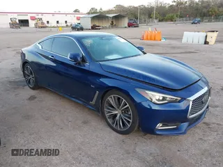 2019 Infiniti Q60 Luxe with VIN JN1EV7EK1KM230574, listed as a IAAI auction lot 41532474 with 75,156 mi miles and . Bid and sale history available at DreamBid. Image 1.