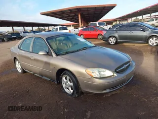 2002 Ford Taurus SES Standard with VIN 1FAFP552X2A222769, listed as a IAAI auction lot 41521515 with 103,394 mi miles and . Bid and sale history available at DreamBid. Image 1.