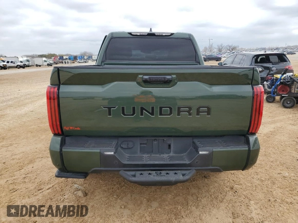 2023 Toyota Tundra 2WD SR5 with VIN 5TFLA5AB6PX022058, listed as a Copart auction lot 45399385 with 43,424 mi miles and Salvage Title. Bid and sale history available at carsss.com. Image 6.