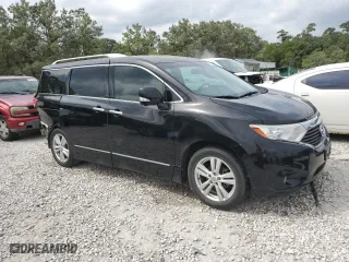 2015 Nissan Quest S with VIN JN8AE2KP3F9127443, listed as a Copart auction lot 45927644 with 93,174 mi miles. Bid and sale history available at carsss.com. Image 4.