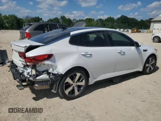 2018 Kia Optima SX with VIN 5XXGW4L21JG232074, listed as a Copart auction lot 63069175 with 53,982 mi miles and Salvage title. Bid and sale history available at DreamBid. Image 3.